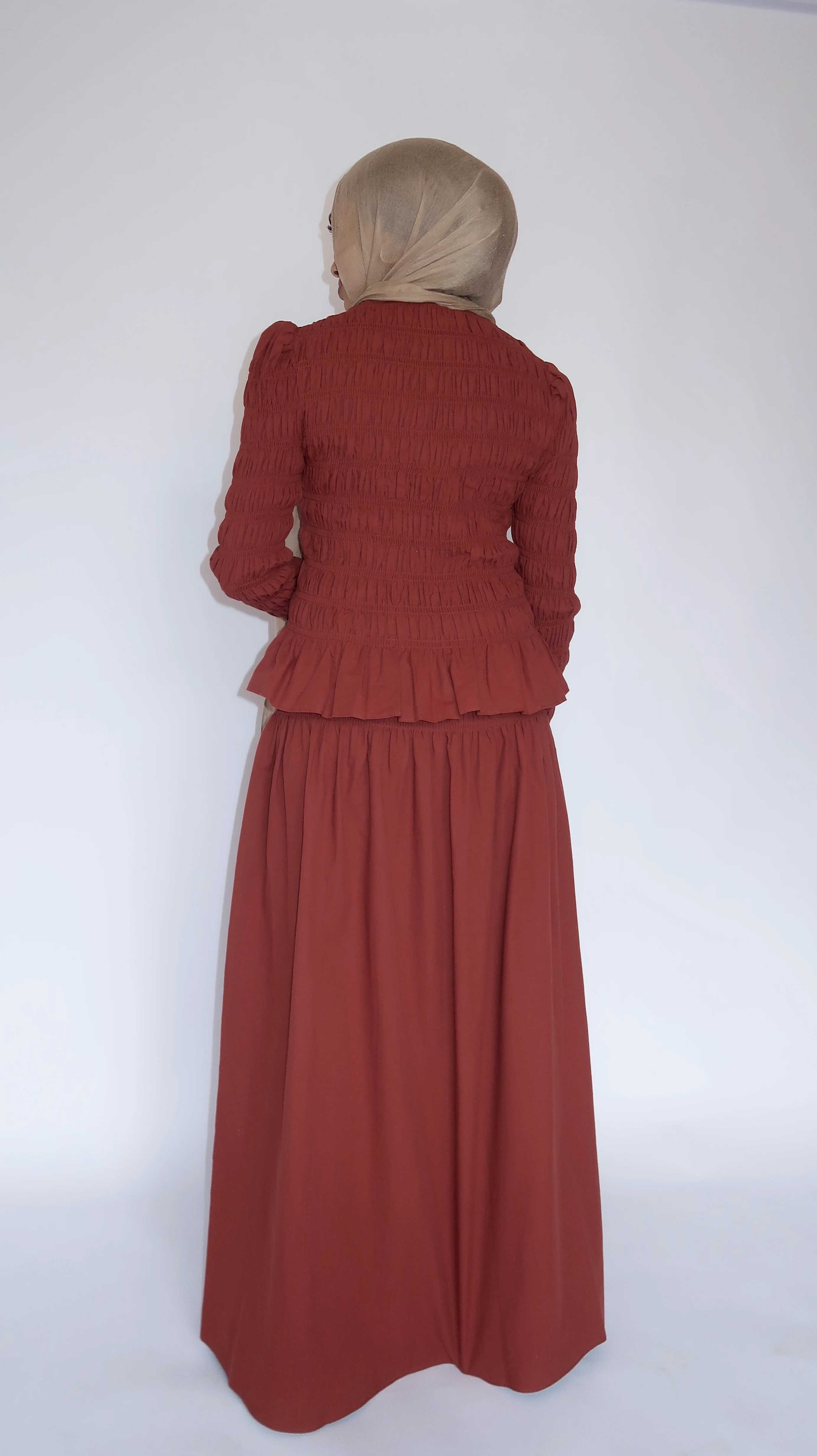 All Spice Ruched Maxi Skirt - Image 6
