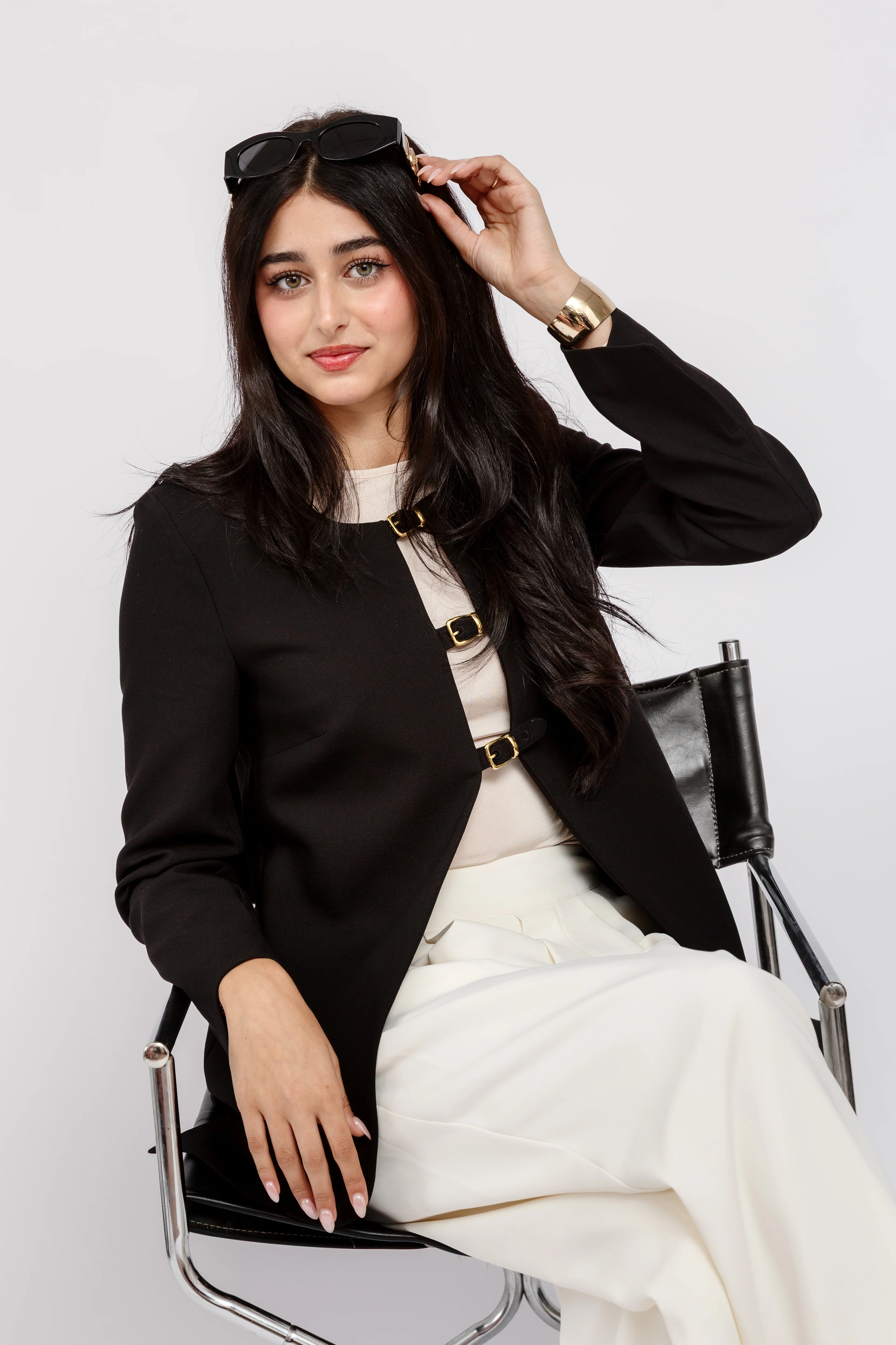 Black Buckled Blazer - Image 7