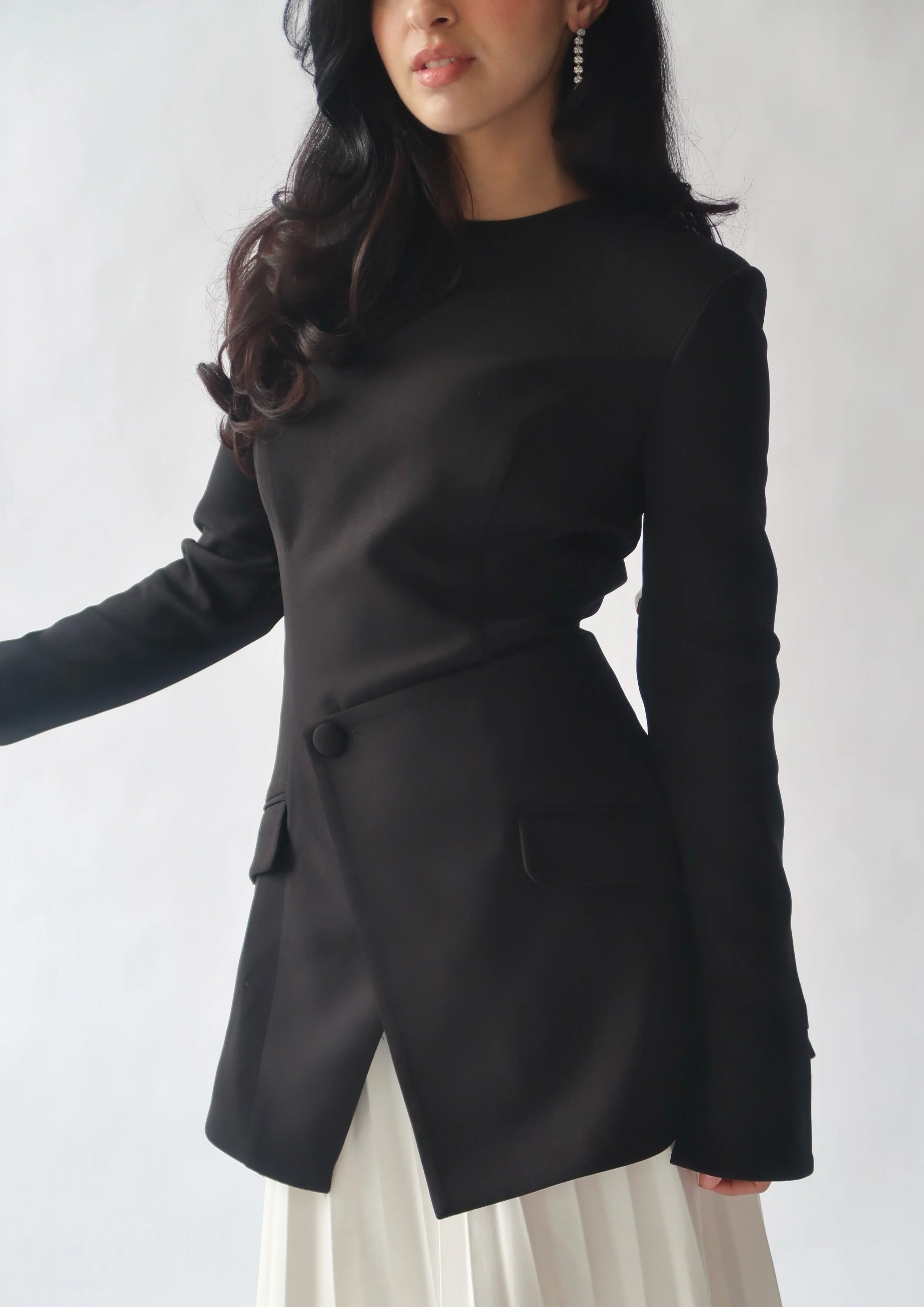 Black Blazer Tunic - Image 2