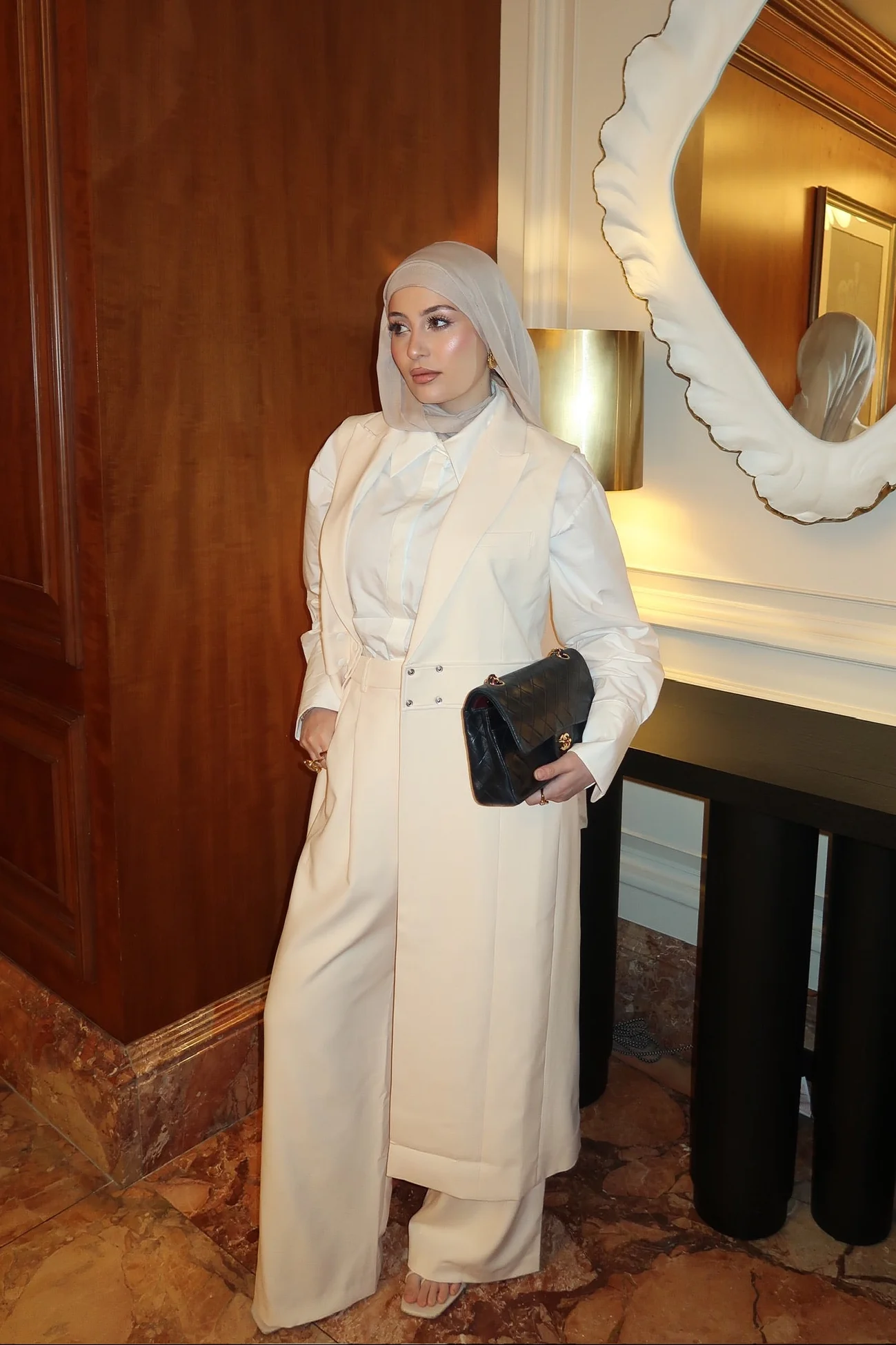 Cream Tailored SE Pants- Final Sale - Image 5