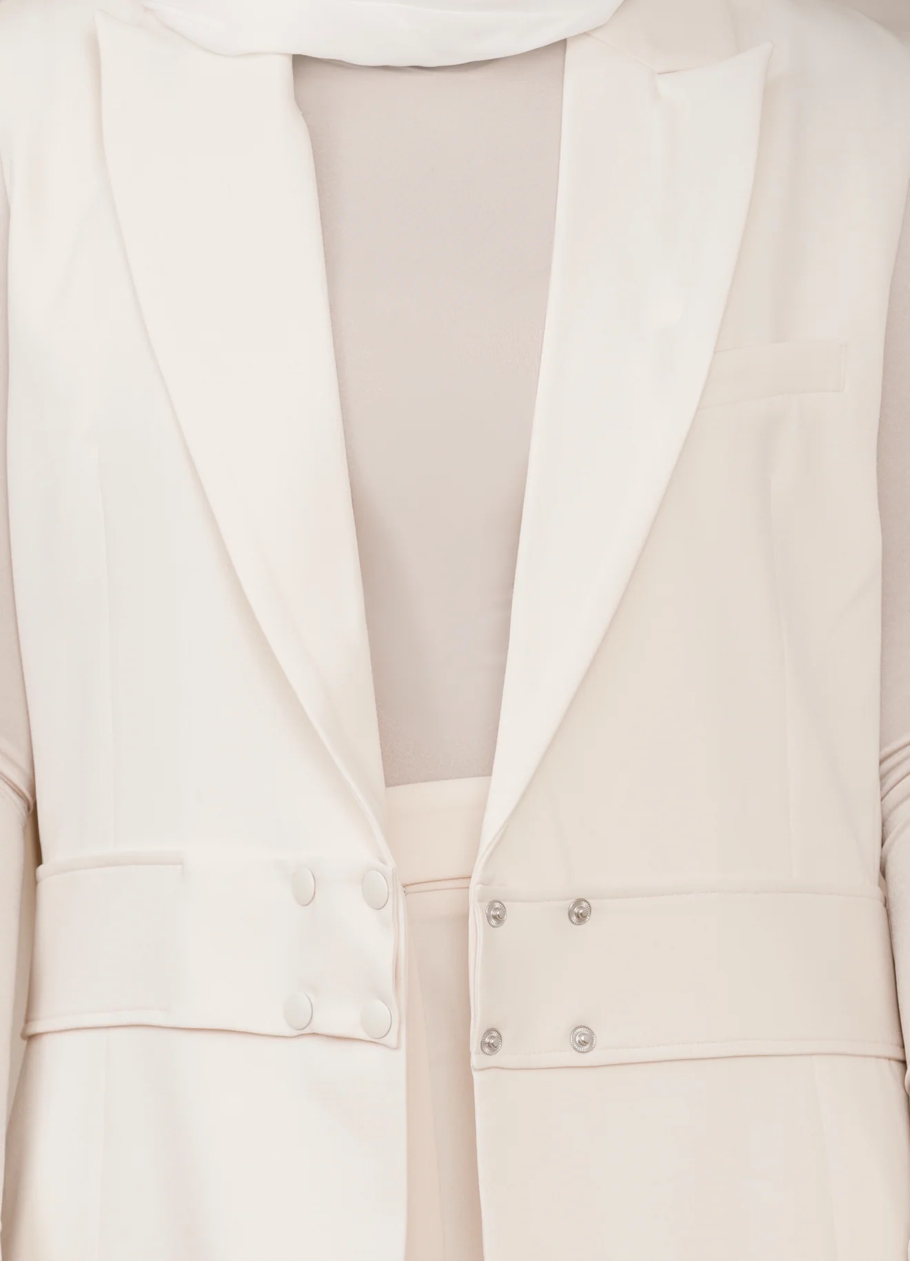 Cream Floor Length Vest- Final Sale - Image 7