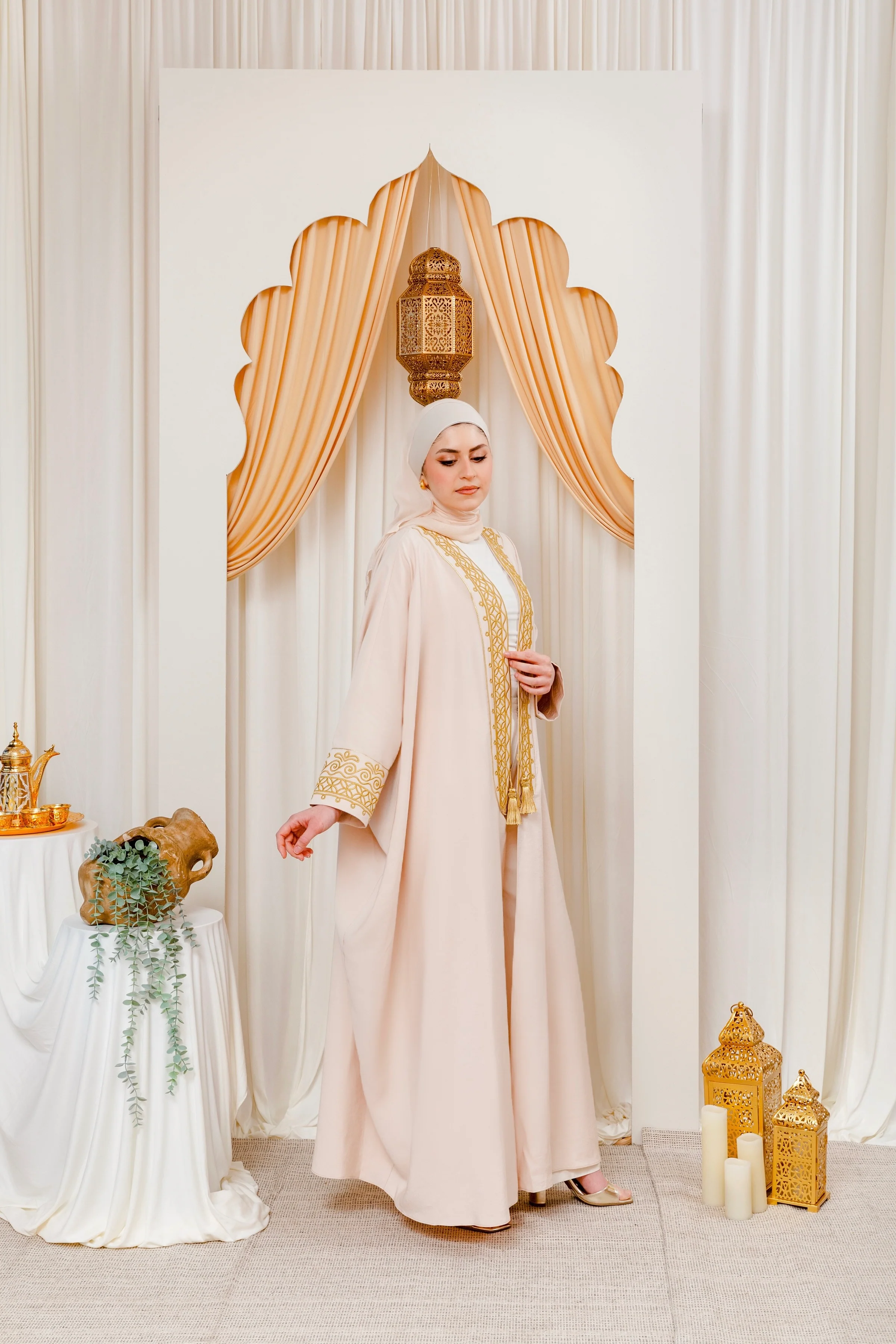 Creamy Rose Aghabani Bisht- Final Sale - Image 3