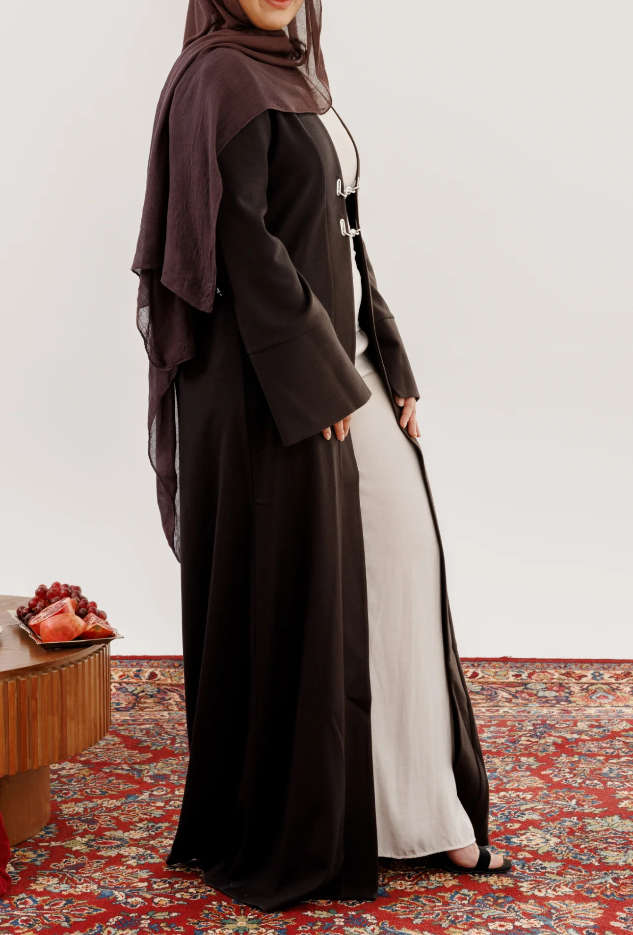 Espresso Chain Abaya - Image 3