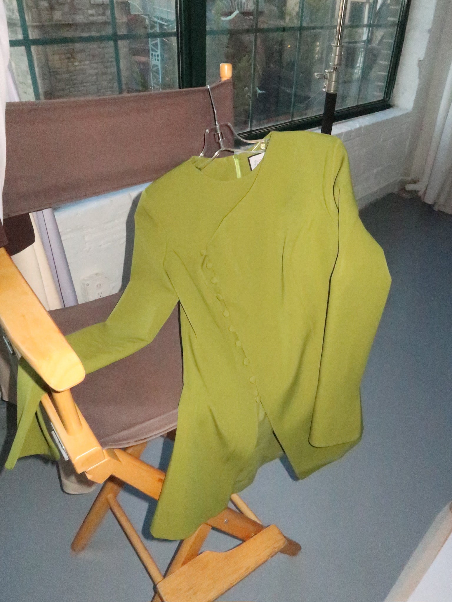 Fern Green Buttoned Blazer Tunic - Image 4