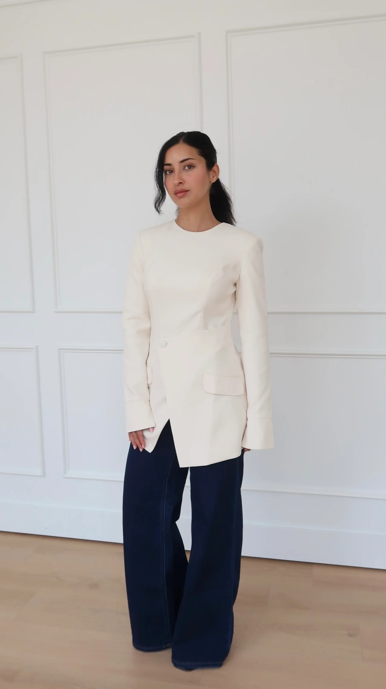 Cream Blazer Tunic - Image 2