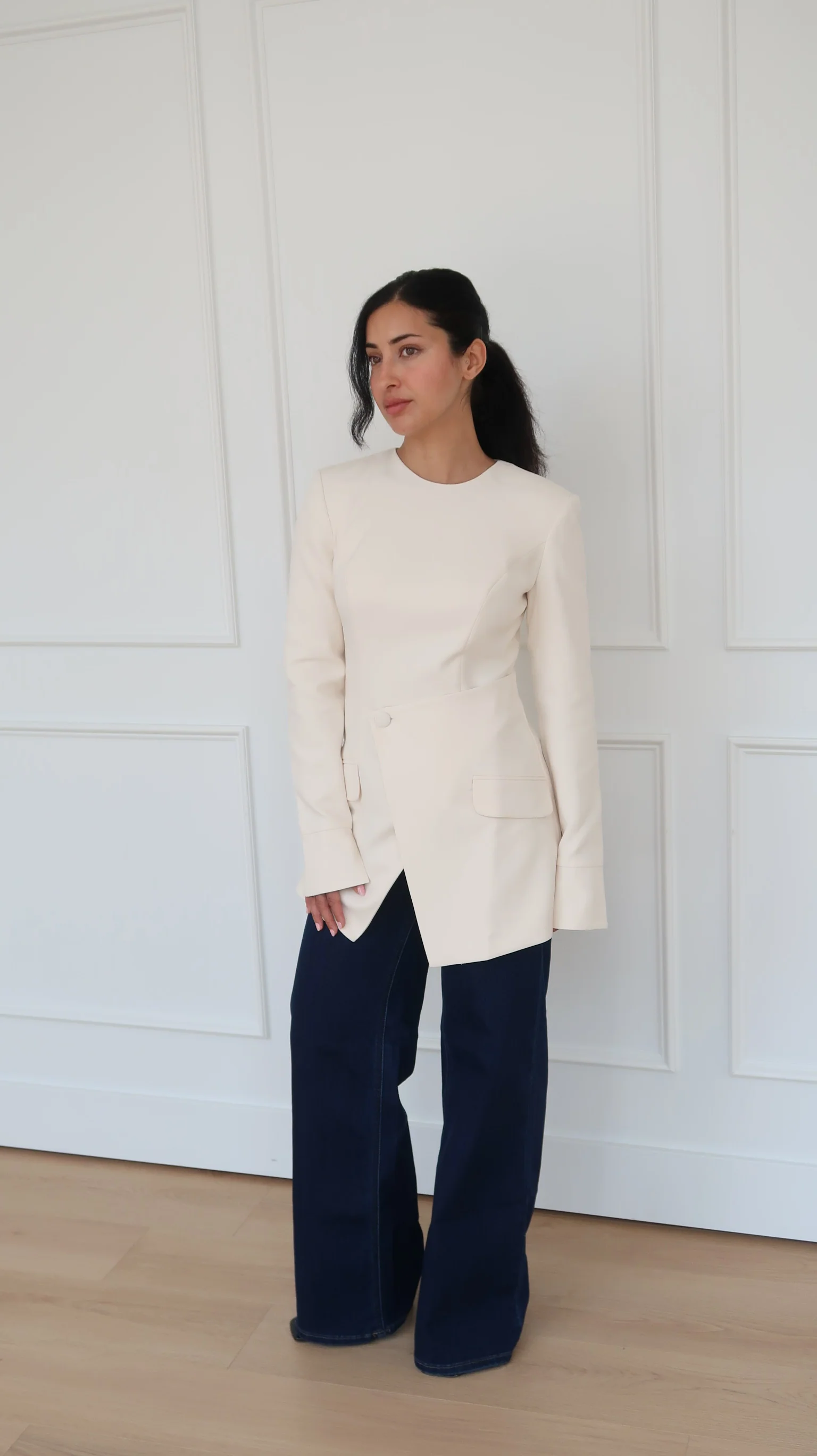 Cream Blazer Tunic - Image 3