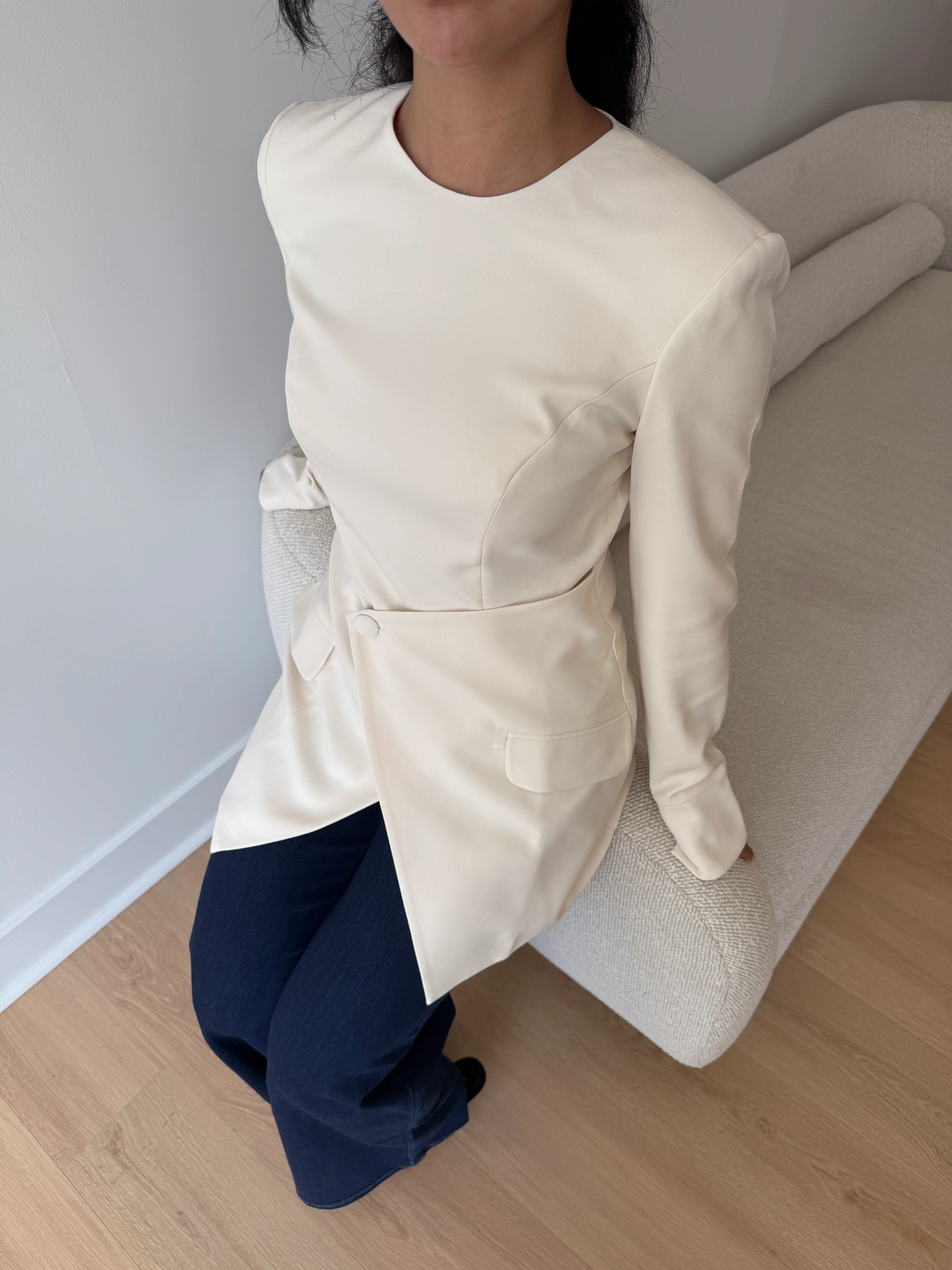 Cream Blazer Tunic - Image 6