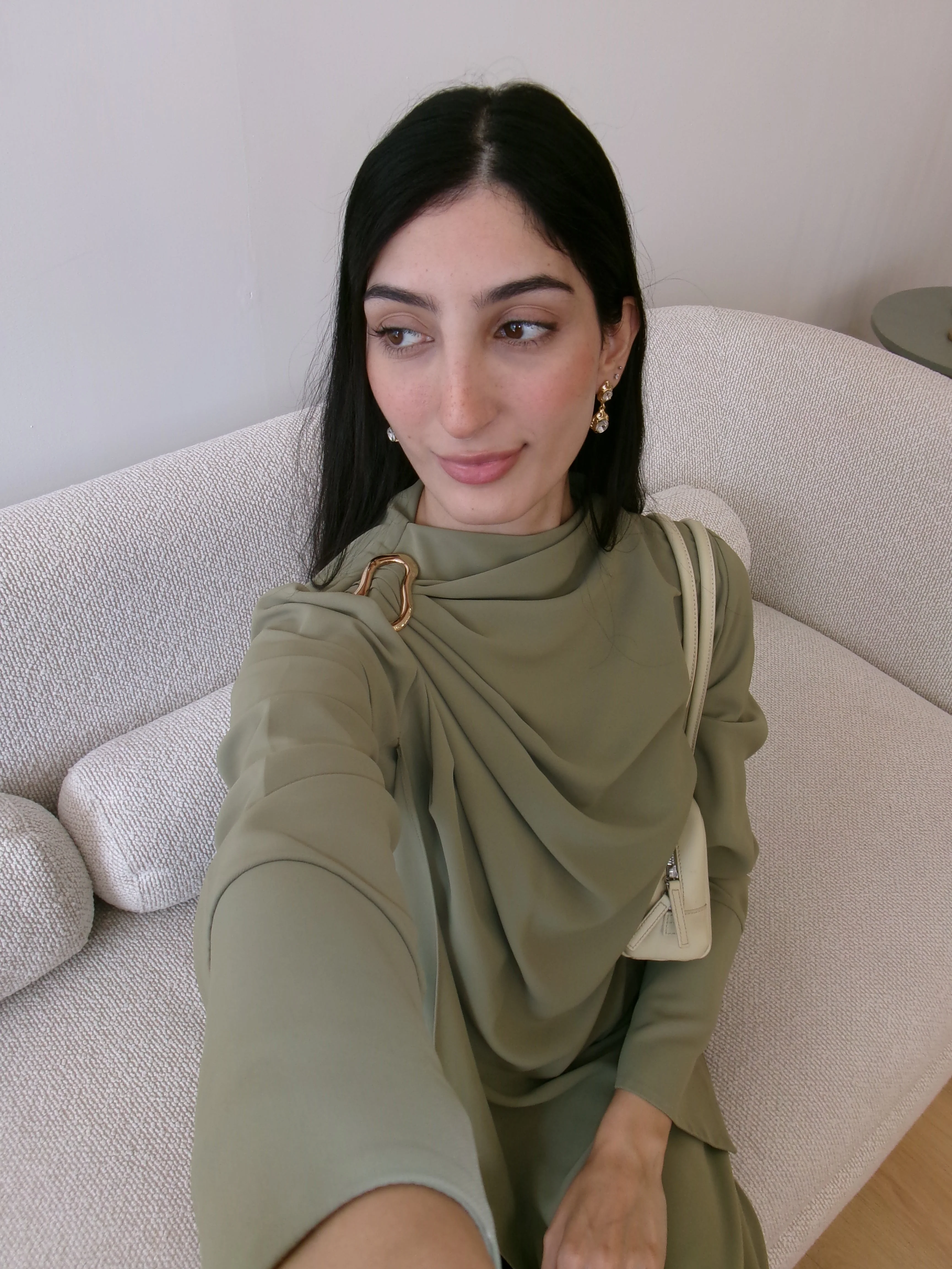 Olive Floor Length Hardware Tunic - Image 8