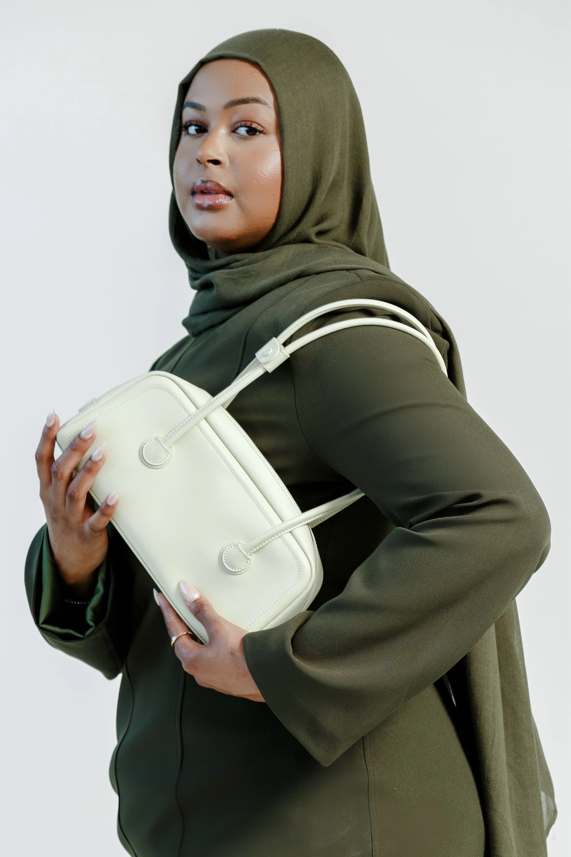 Moss Green Structured Tunic- Final Sale - Image 2