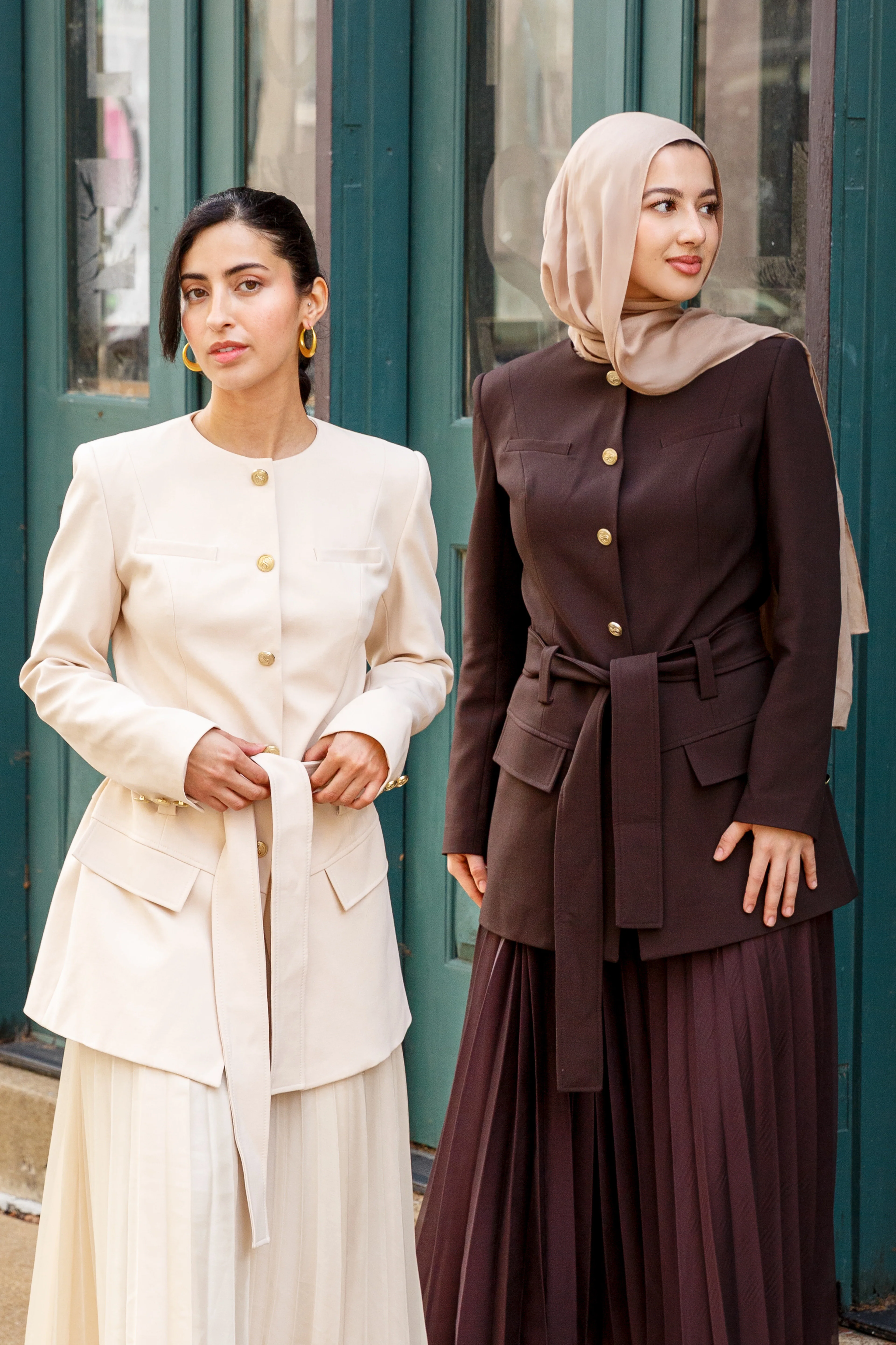Pearl Cream SE Belted Jacket - Final Sale - Image 5