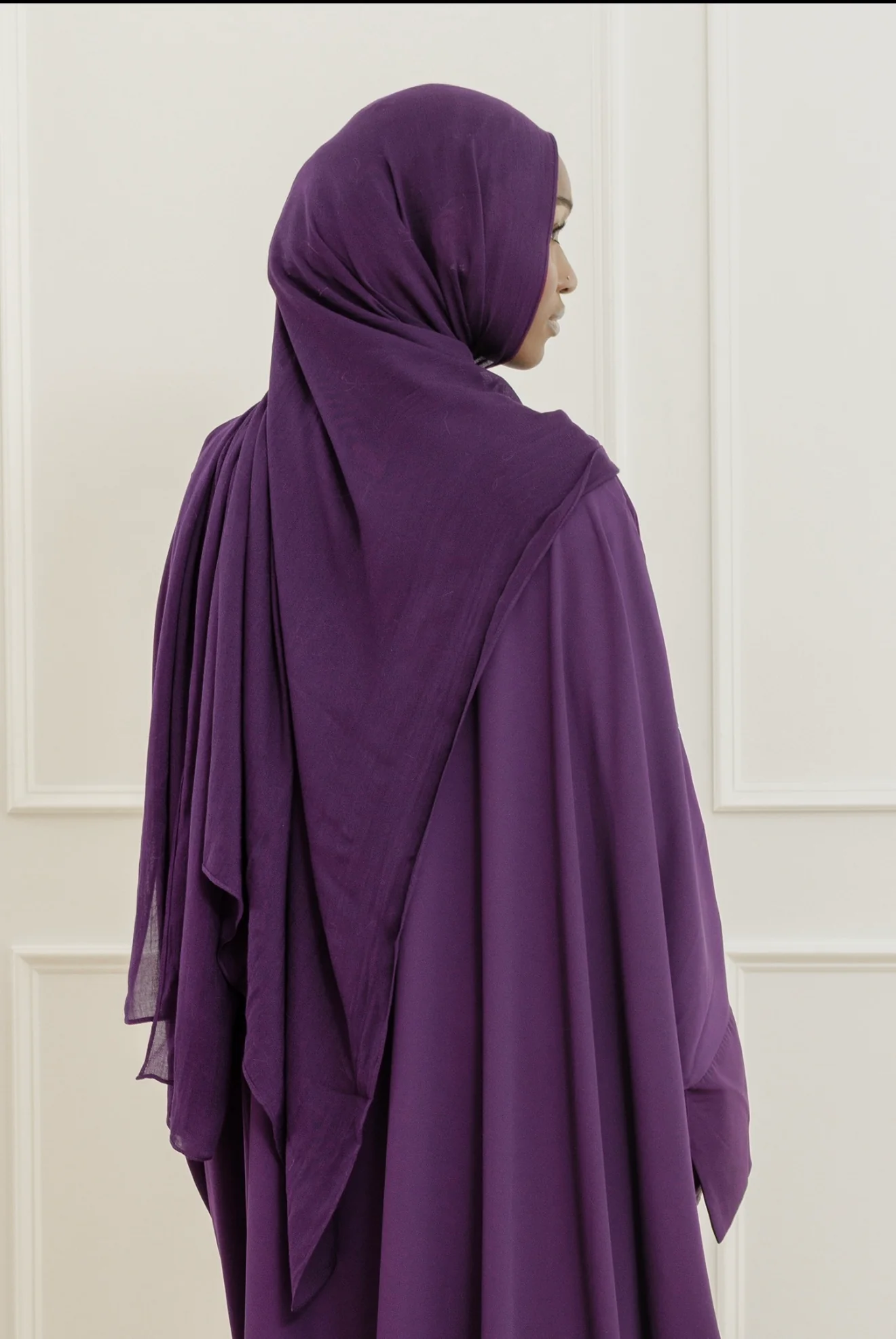Purple Draped Hardware Kaftan - Image 6