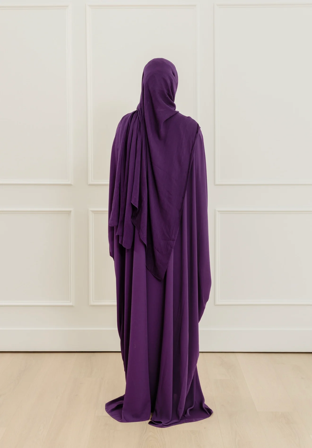 Purple Draped Hardware Kaftan - Image 7