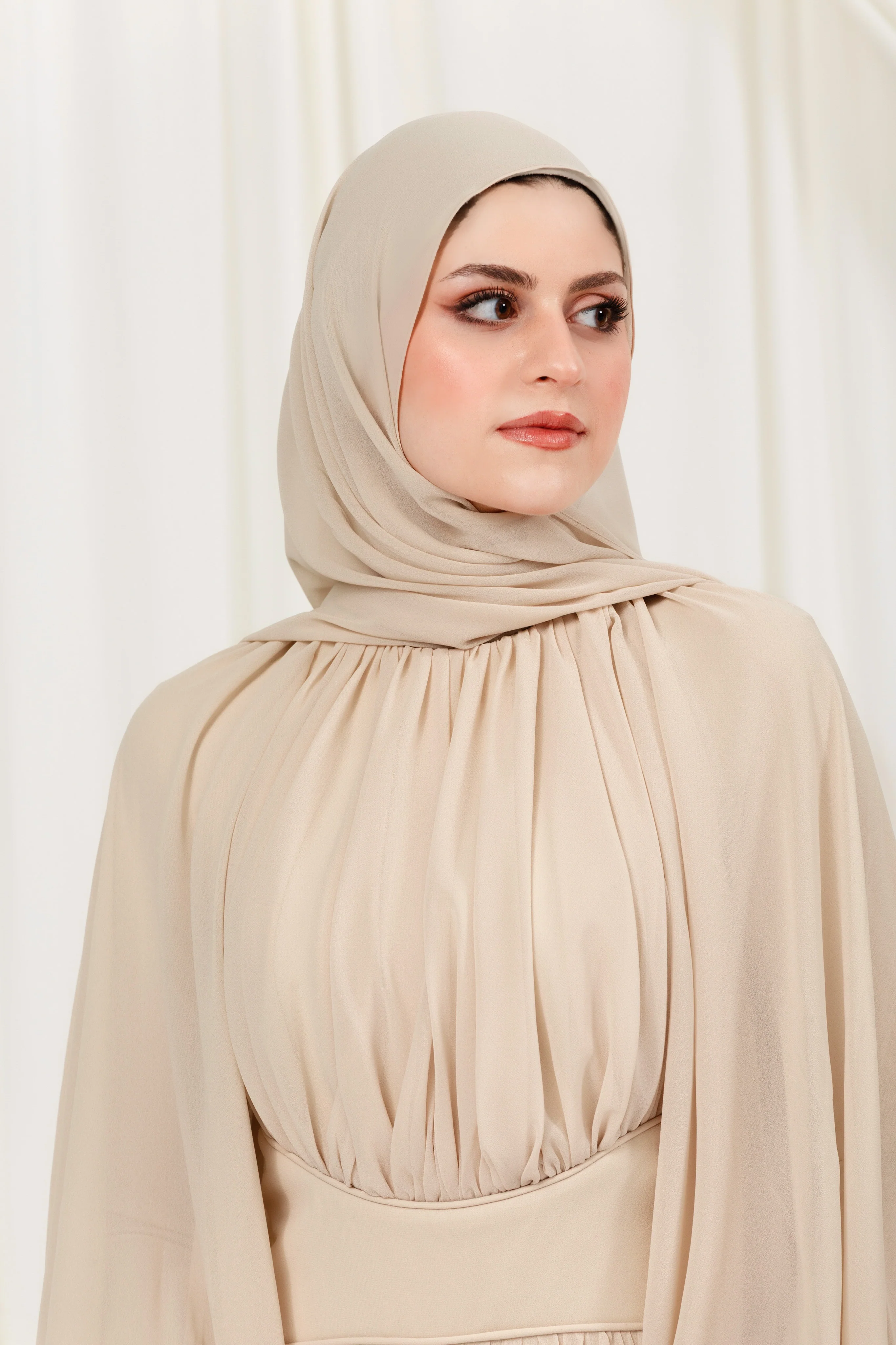 Sand Matte Chiffon Scarf - Image 3