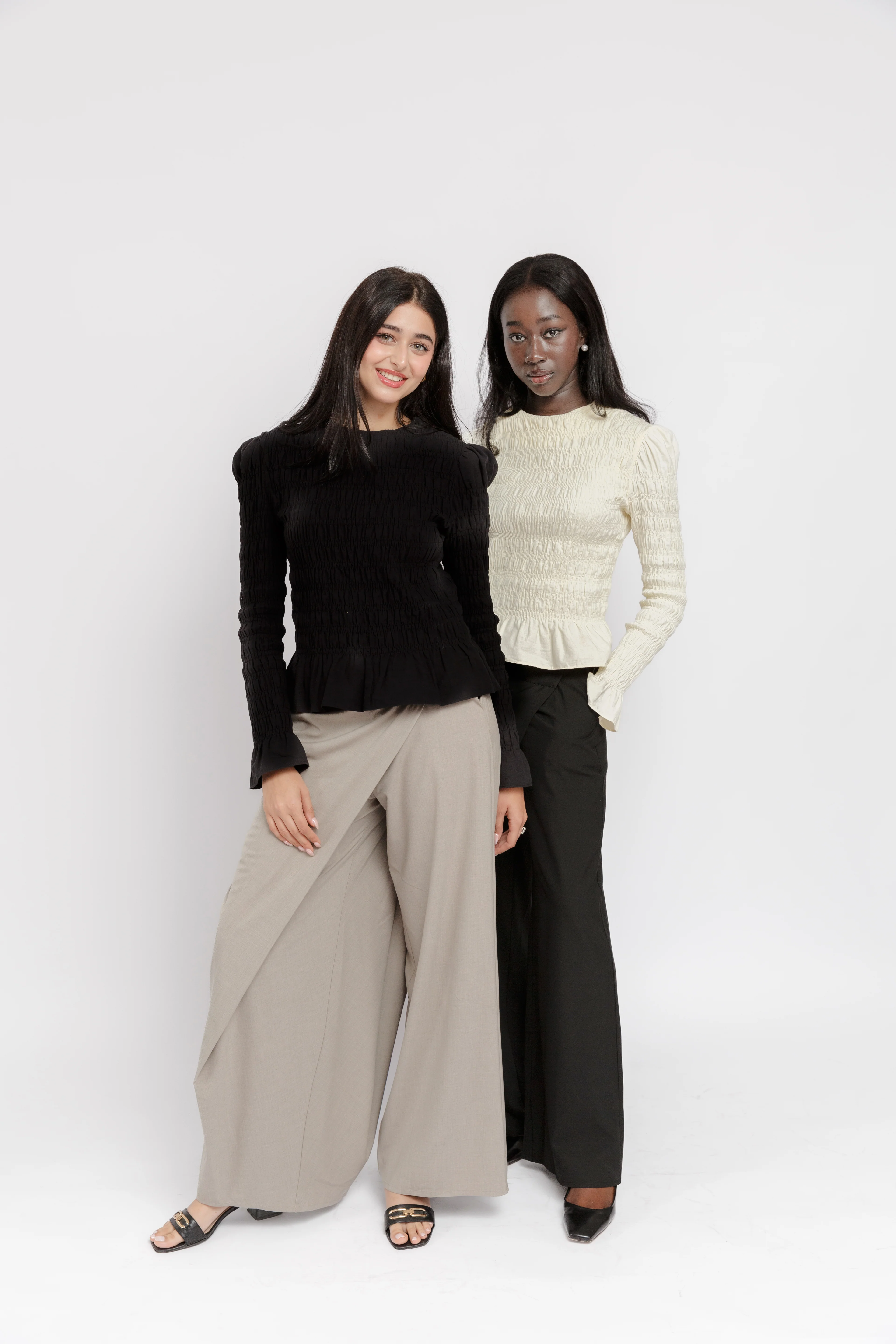 Taupe Foldover Pants - Image 5