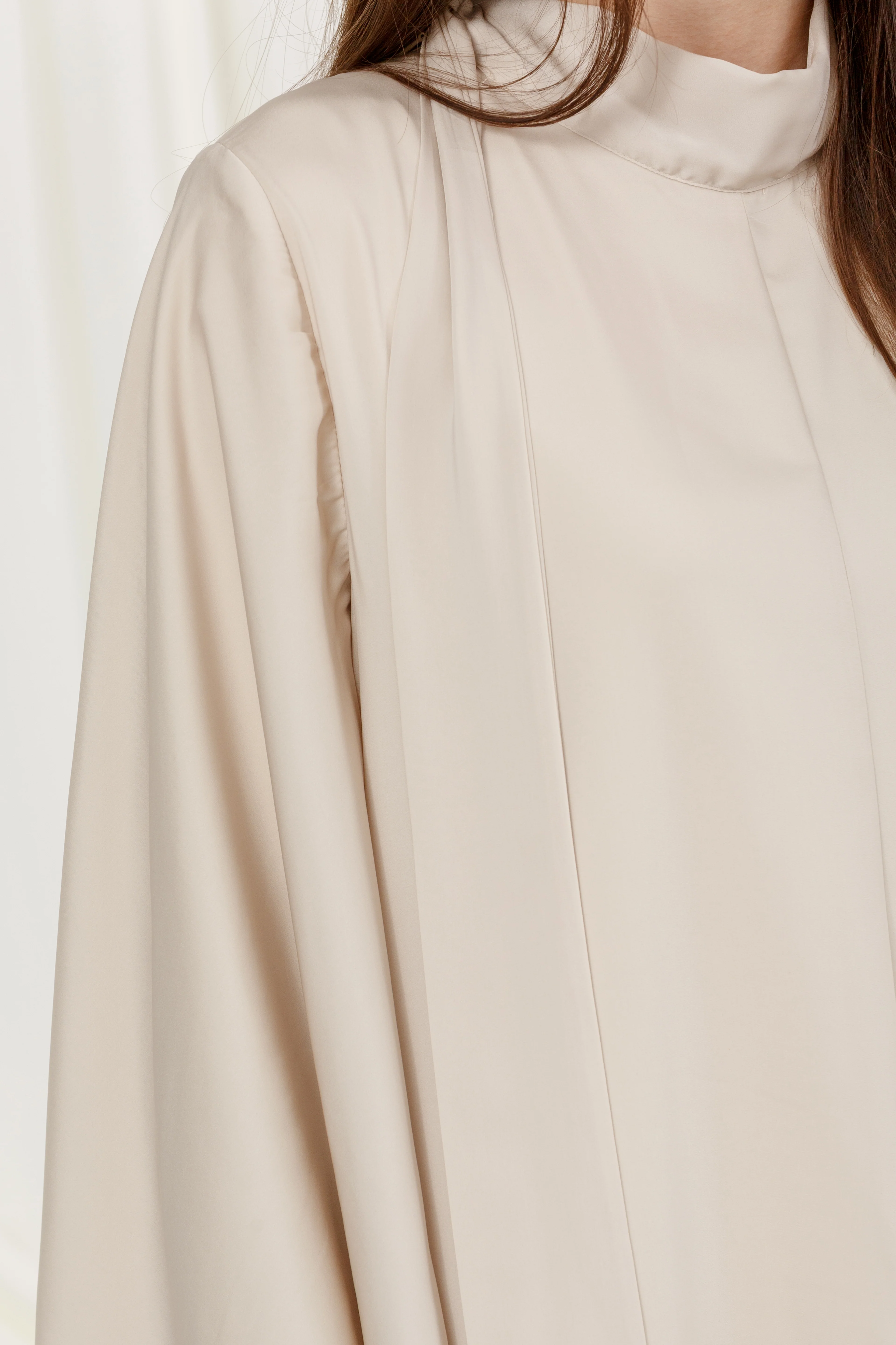 Truffle Tie Neck Maxi Dress - Image 7
